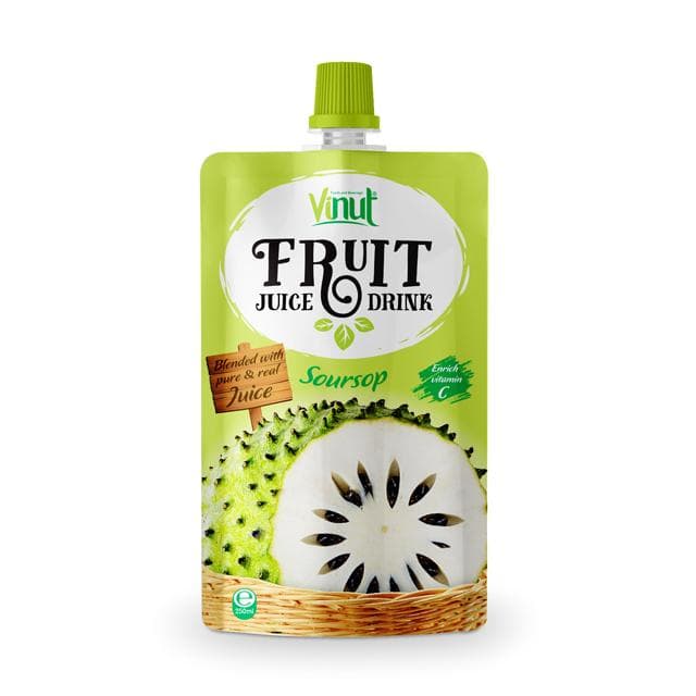 250ml VINUT Soursop Juice Pouches