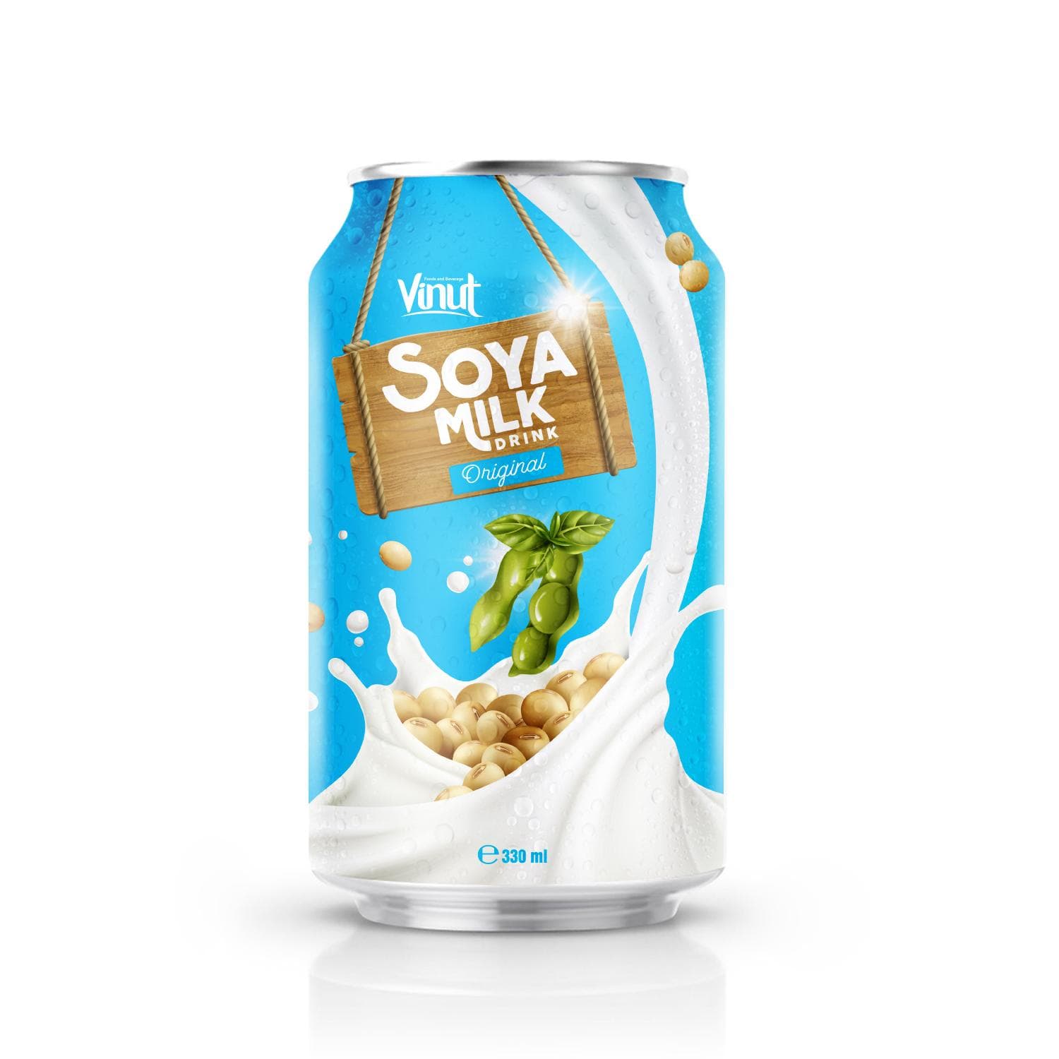 330ml VINUT Canned Soya milk drink