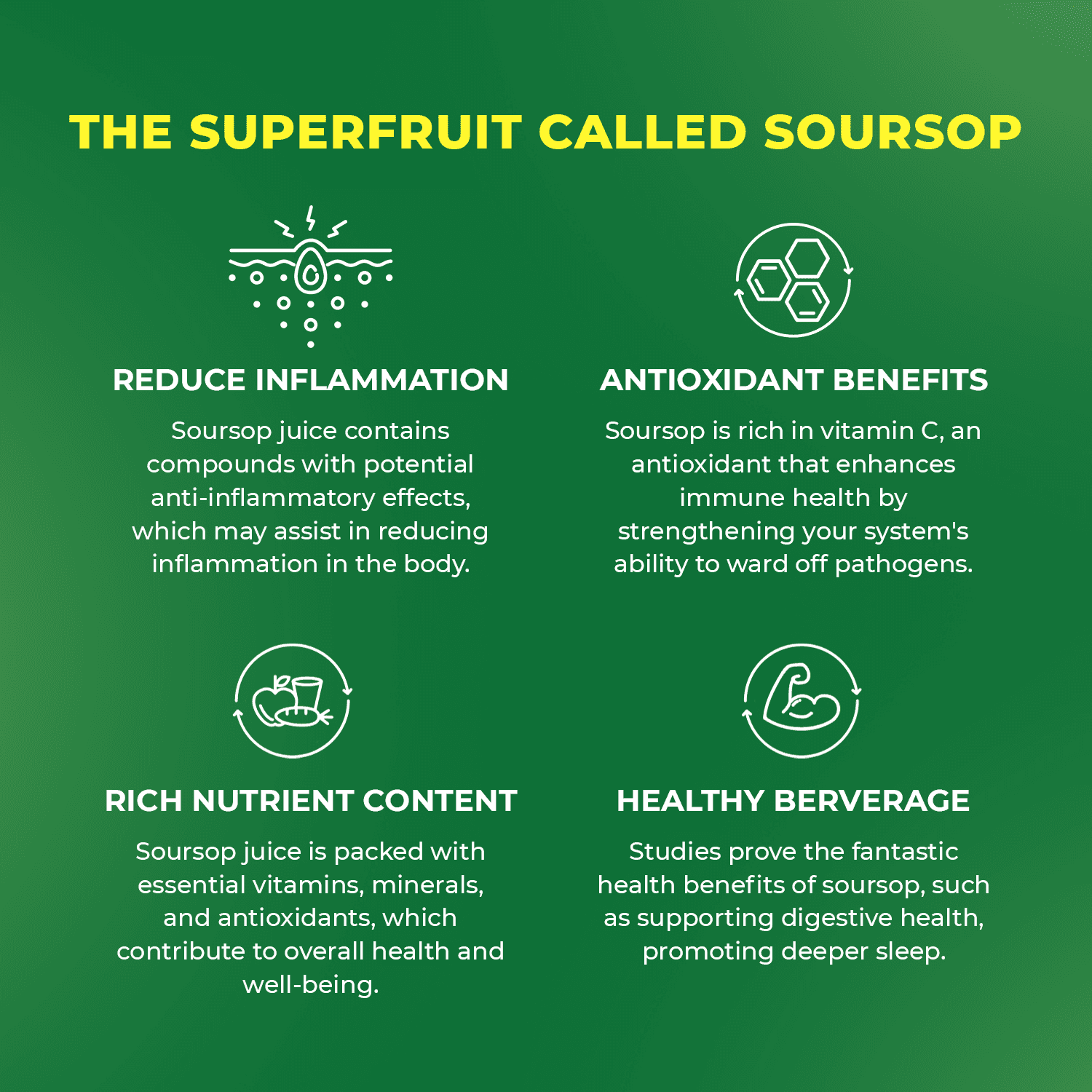 16. 57 fl oz Vinut 100% NFC Soursop Juice Drink with Pulp (No Added Sugar) view 4