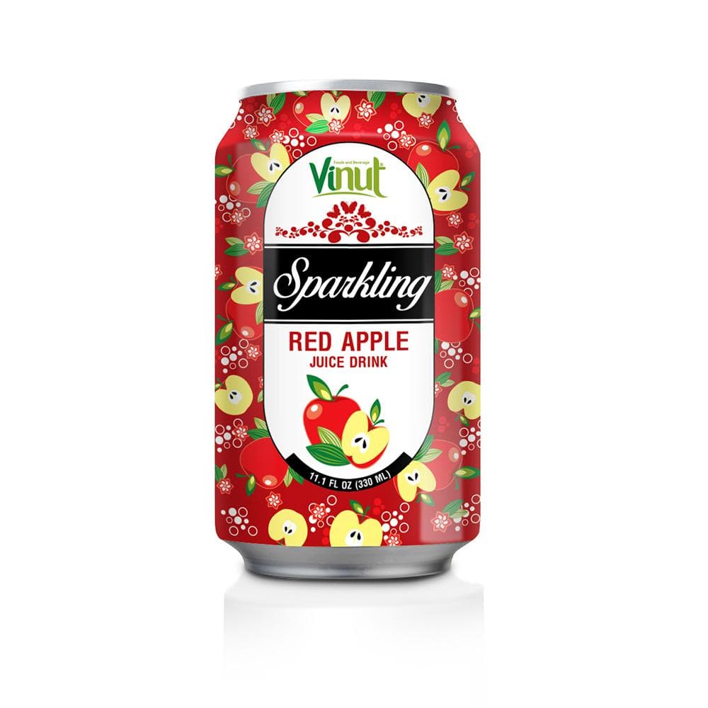 11.1 fl oz VINUT Red Apple Juice Sparkling water drink