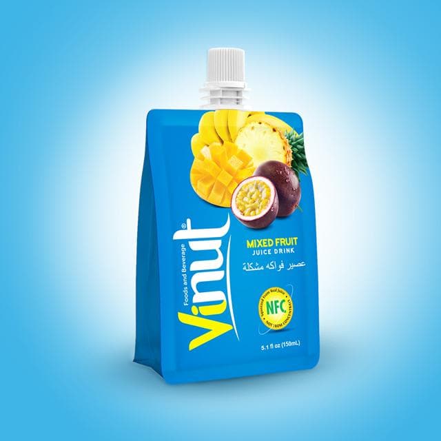 150ml VINUT 100% Pouches Mix Juice Drink