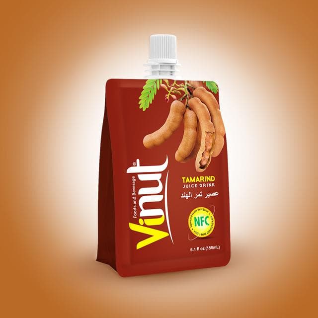 150ml VINUT 100% Pouches Tamarind Juice Drink