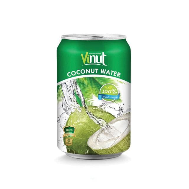 330ml VINUT Premium Canned Pure Coconut water