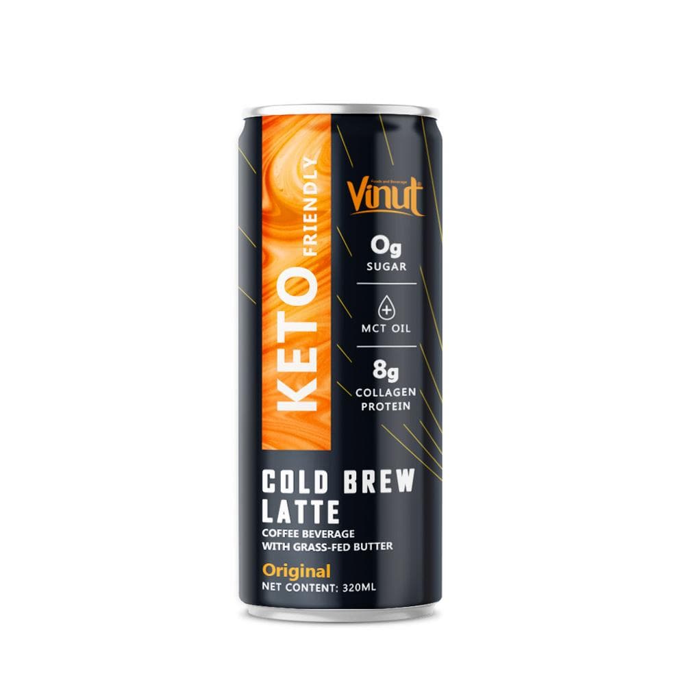 VINUT Keto Cold Brew Latte Original Coffee Beverage