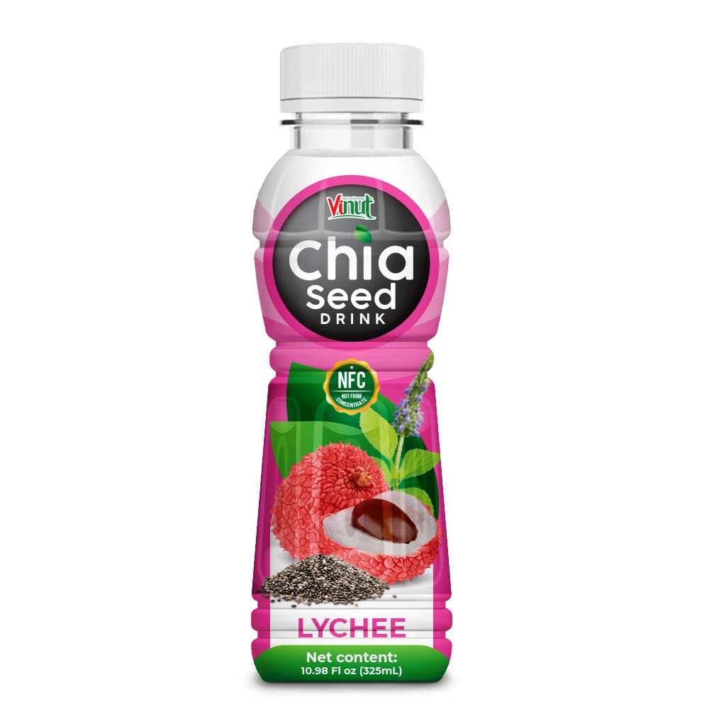16.9 fl oz VINUT Chia Seed Drink with Lychee