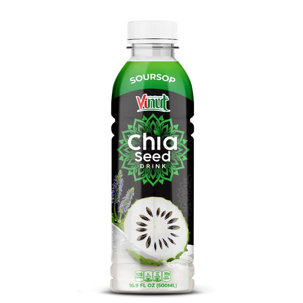 16.9 fl oz VINUT Chia Seed Drink with Soursop
