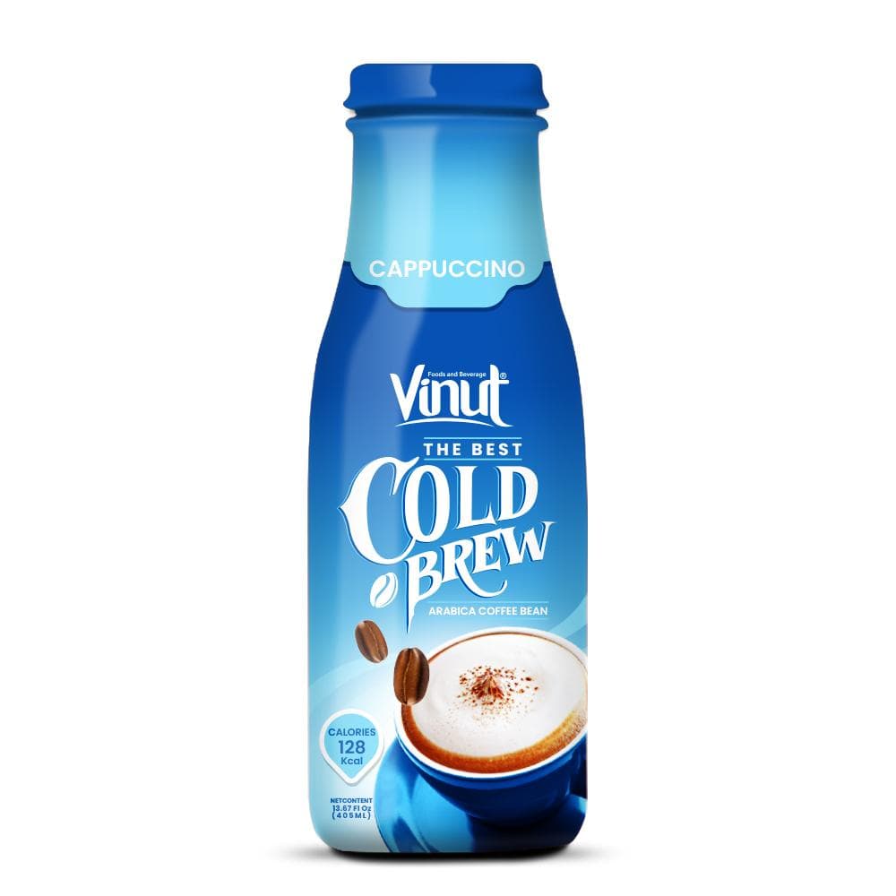 13.67 fl oz Vinut Cold Brew Arabica Cappuccino Coffee Bean (Calories 128 Kcal)