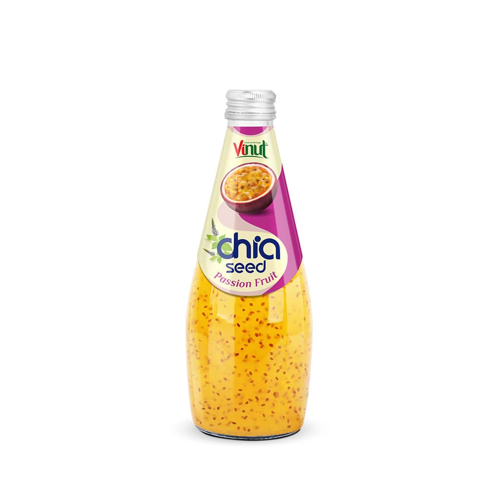 290ml Vinut Chia Seed Drink with Passion Fruit Juice