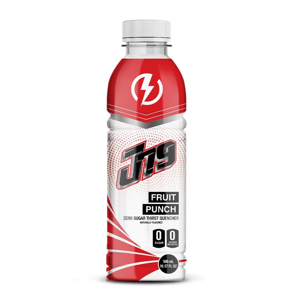 16.57 fl oz J79 Zero Sugar Fruit Punch Energy Drinks Thirst Quencher Sports Drink