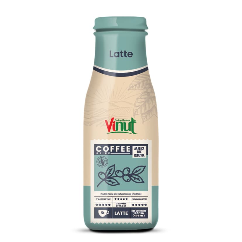 13.7 FL OZ Latte Coffee drink ( Arabica mix Robusta) 210 Kcal